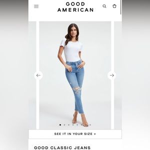 Good American Good Classic jeans
